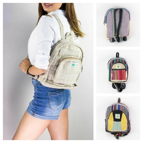 Mini Ethnic Nepalese Hemp Bag Handmade 
