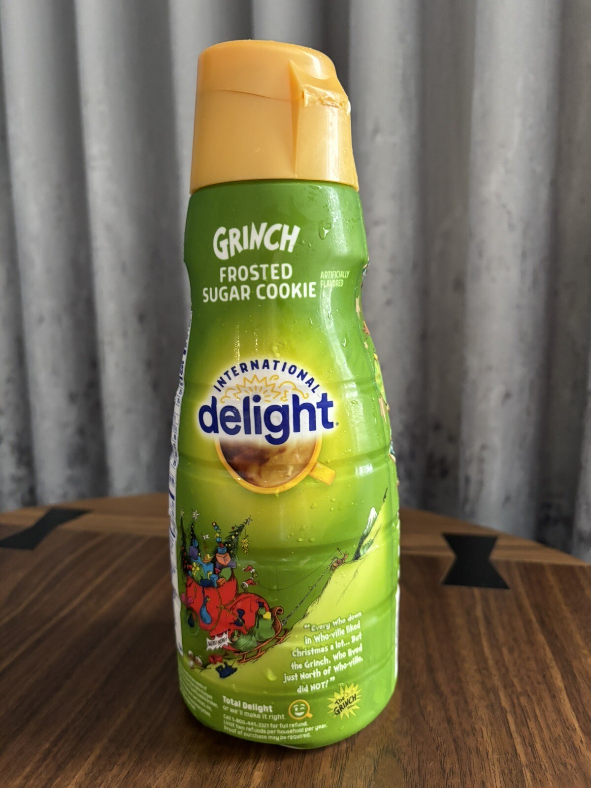 International Delight Liquid Coffee Creamer Sugar Cookie Grinch USA