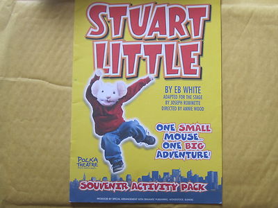 Stuart Little by Eb White, Polka Theatre, Souvenir Activity Pack 2004