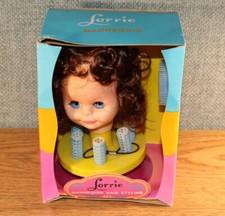 Vintage LORRIE Mannequin Hair Styling Doll Set Eugene Creation - Discoloration