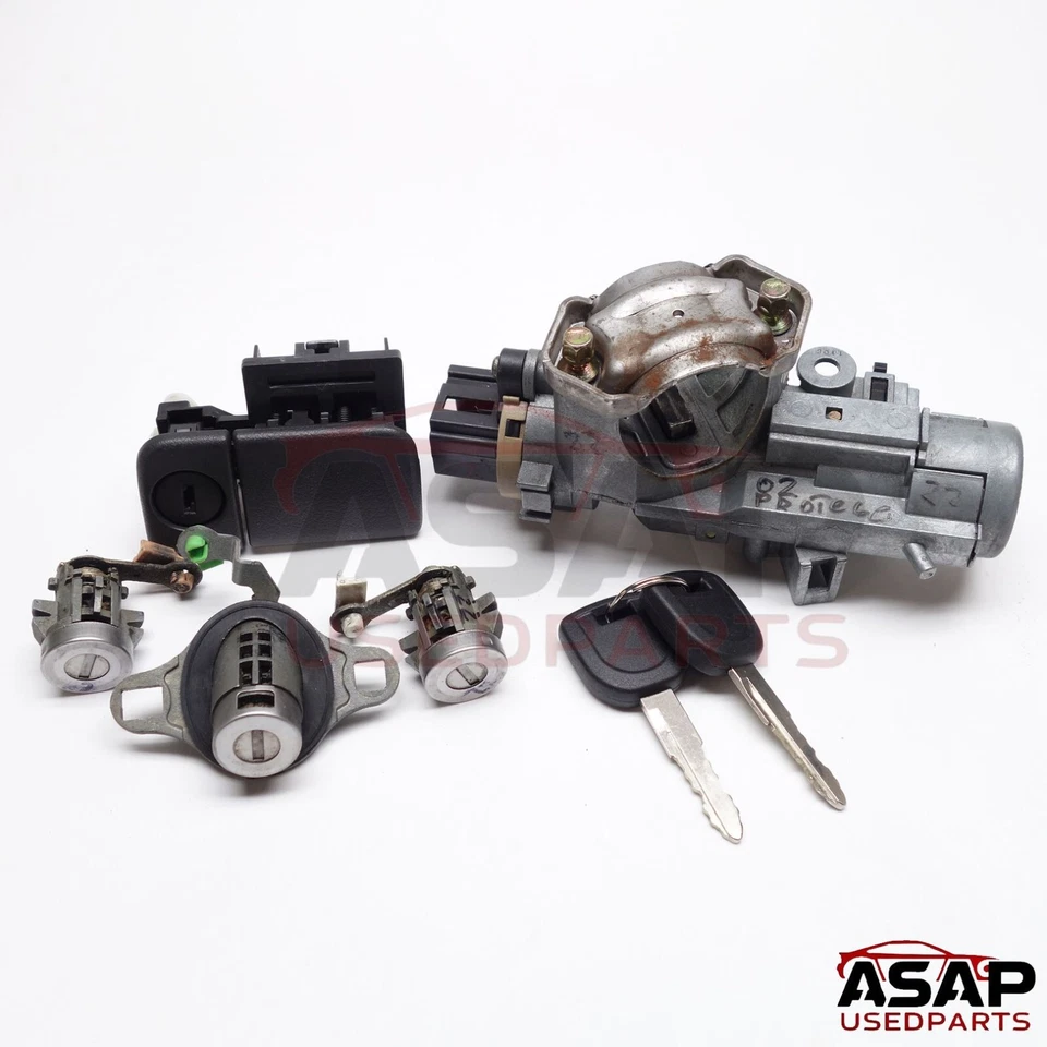 📌 INTERRUPTOR DE ENCENDIDO + JUEGO DE CILINDROS DE CERRADURA DE PUERTA + 2 LLAVES NUEVAS MAZDA PROTEGE 2001-2003 Foto 2 de 4