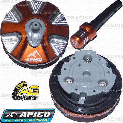 Apico Orange Kraftstoffdeckel Entlüftungsrohr Für Husaberg FE 450 2010