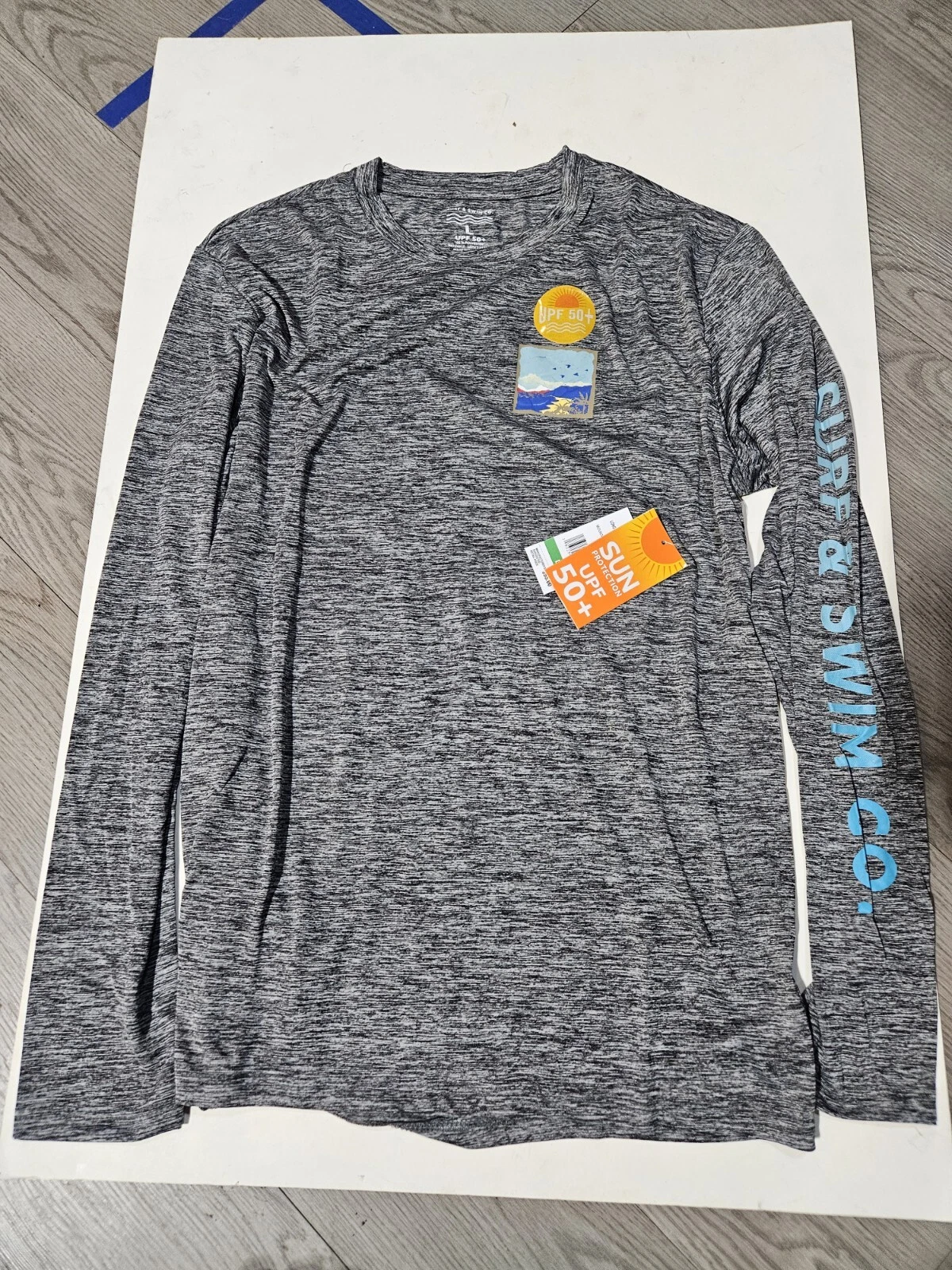 Mens Surf & Swim Co Men's Long Sleeve Sun Protection Top