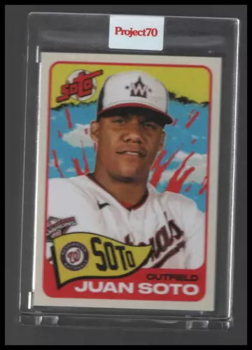 2021-22 Topps Project70 #161 Juan Soto Washington Nationals Tyson Beck 1965