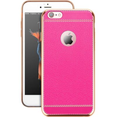 Apple iPhone 5 / 5s / SE Handy Hülle Schutz Case Chrom Back Cover Slim Etui Pink