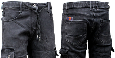 Herren Thermohose Cargohose Gefüttert Outdoor Arbeitshose Winter