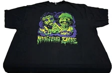 Cheech Chong Marijuana Zombie Kush Ganja 420 Stoner XL Men's Graphic T-Shirt VGC
