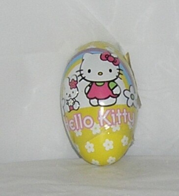 Hello Kitty Easter Egg Candy Tin Vintage Sanrio 2001 NIP