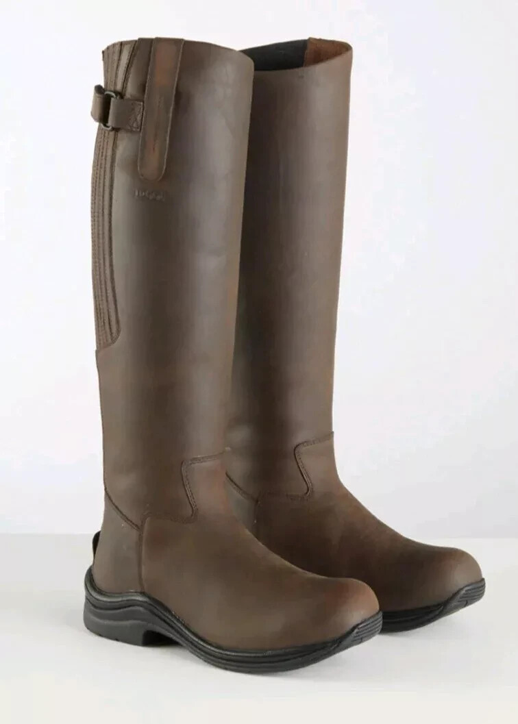 Toggi Carlton Cheeko Childrens Long Leather Riding Boot UK Size Eu 36 NEW