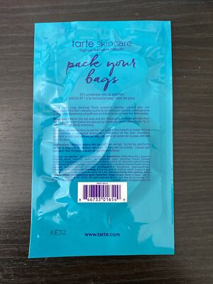 Tarte High-Performance Naturals Pack Your Bags 911 Undereye Rescue Eye Patches