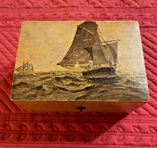 Vintage Thorens Swiss Music Box Wooden w/ 2 Songs: Bridal Chorus, & La Paloma 