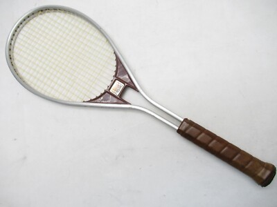 Raquette de tennis vintage AMF Head Arthur Ashe compétition métal 4 5/8 L