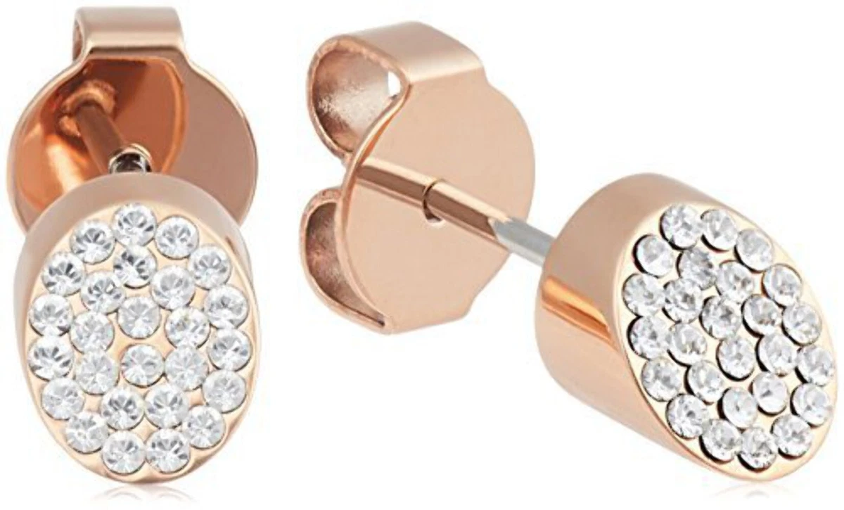 Calvin klein hotsell rose gold earrings