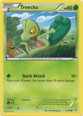 Pokémon TCG - Treecko - 6/160 - Common - XY: Primal Clash [Near Mint]