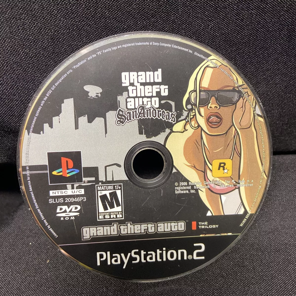 Grand Theft Auto San Andreas (PS2 PlayStation 2) - DISC ONLY