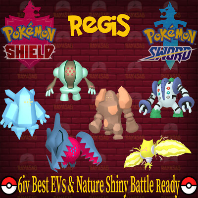 Pokemon Sword & Shield Regis 6IV Best EVs & Nature   Shiny   Battle Ready