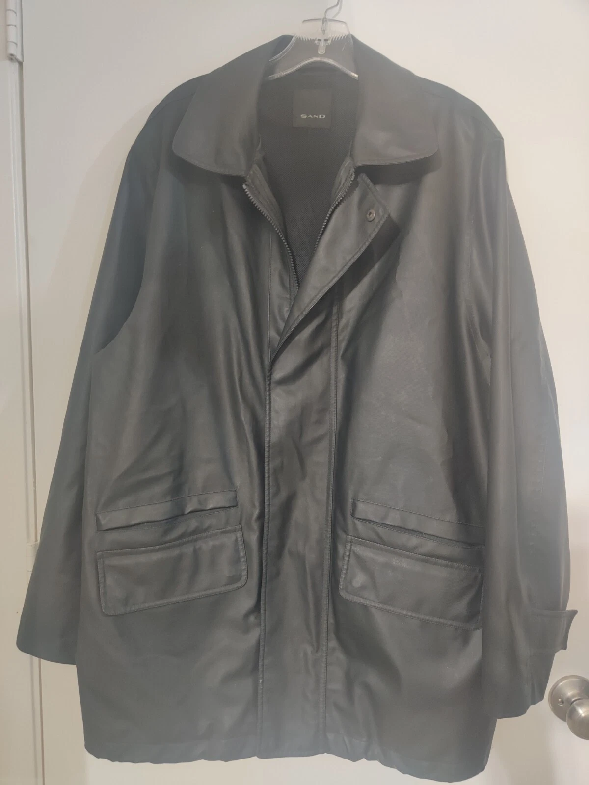 Sand Waterproof Outdoor Men's Jacket Sz 50 Europe 40 USA Black
