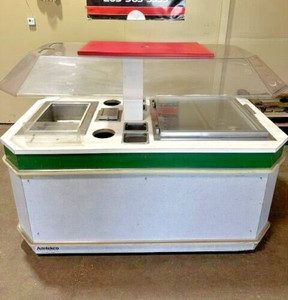 AMTEKCO H.D COMM SELF SERVICE ICE CREAM CONDIMENT/HOT FOOD SOUP DISPLAY ISLAND