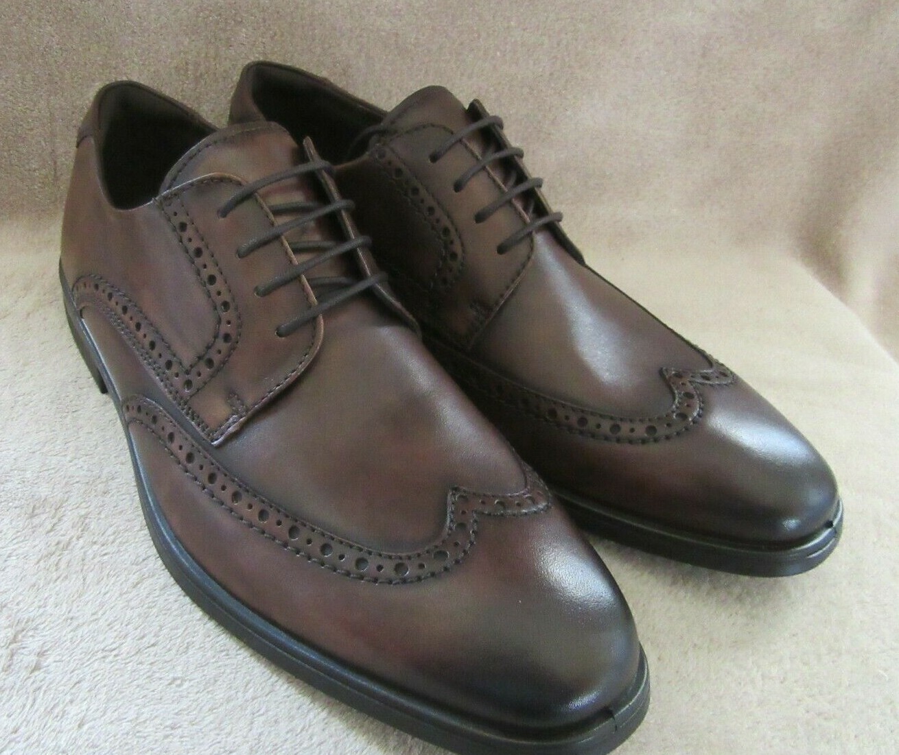 ecco melbourne wingtip tie