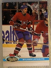 1991-92 Topps Stadium Club - #208 Sylvain Lefebvre  #596