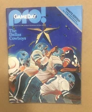 PRO Gameday Official Program Cowboys vs Giants dec 1981 Lawrence Taylor Rookie