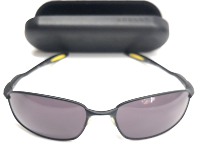 小物 OAKLEY sunglasses BLENDER y2k archive RARE OAKLEY BLENDER SUNGLASSES Matte Black Frames Yellow Trim