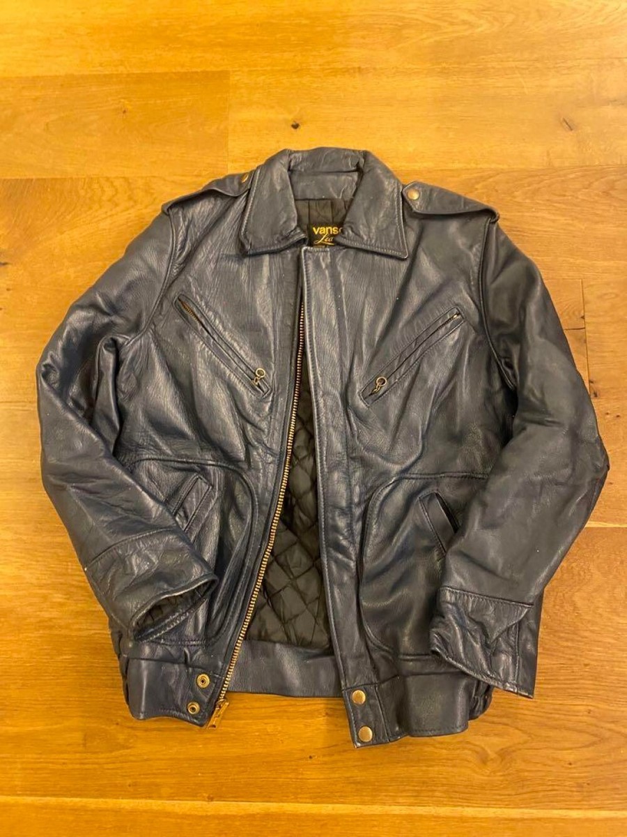 Vanson レザージャケット 70s 80s 90s ビンテージ ショット Vanson レザージャケット 70s 80s 90s ビンテージ ショット