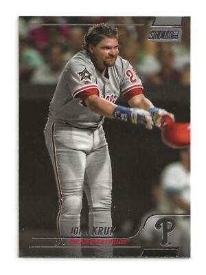 JOHN KRUK 2022 Topps Stadium Club Base Card Philadelphia Phillies (#19)