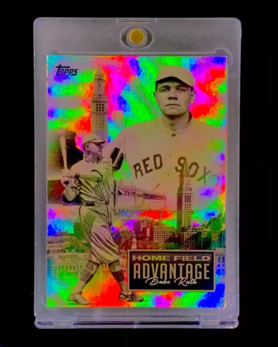 BABE RUTH HOME FIELD ADVANTAGE DOWNTOWN LIKE SP INSERT Holofoil - RED SOX