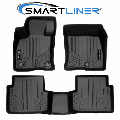 SMARTLINER Custom Fit Floor Mats 2 Row Liner Set OEM 2021-2025 Ford Bronco Sport