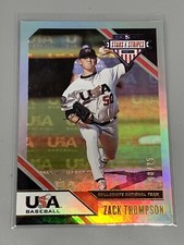 Zach Thompson 2020 Panini Stars & Stripes Longevity /25 Team Logo Gold #97