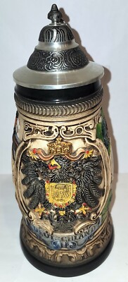 Zoller & Born German Stein Hand Painted Germany Limited Edition