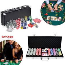 Pokerkoffer Pokerset + 500 Standard Pokerchips Poker Chips Koffer Jetons Casino