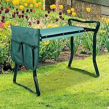 Garden Kneeler 3-in-1 Ergonomic Design Knee Pad Support Bench Foldable Outdoor