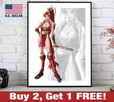 Fatal Fury Movie Mai Shiranui Poster 18" x 24" Print Masami Obari Anime Art