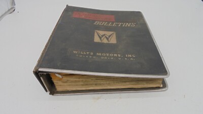 1967-73 JEEP CJ/COMMANDO/JEEPSTER PARTS CATALOG W/WILLYS JEEP BINDER FREE SHIP