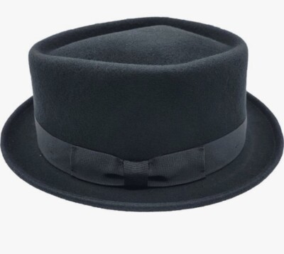 Diamond Crown Pork Pie Hat With 100% Premium UK