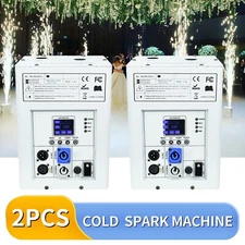 2PCS 750W Cold Spark Machine Wedding DJ Party Stage Effect Firework Machine