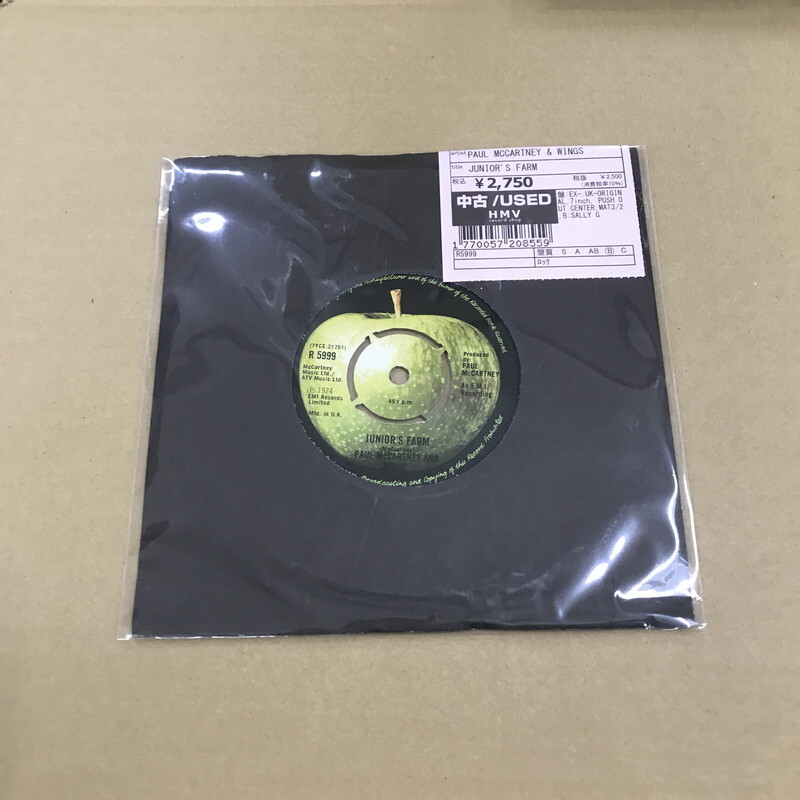 英7” Paul Mccartney, Wings Juniors Farm R5999PROMO APPLE プロモ /00080 Paul McCartney And Wings – Junior's Farm | Releases | Discogs