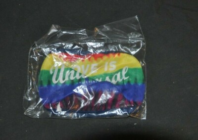 MASK---RAINBOW---LOVE IS UNIVERSAL-UNIVERSAL STUDIOS--NEW IN PACK