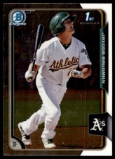 2015 Bowman Chrome Prospects Jaycob Brugman Oakland Athletics #BCP141