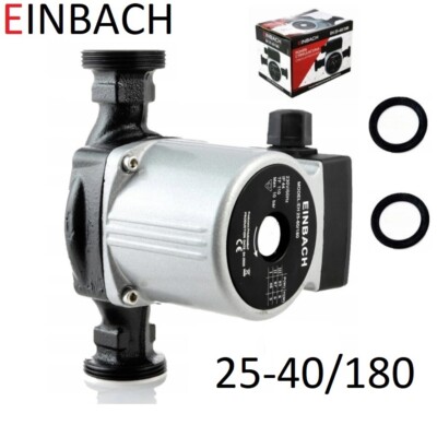 EINBACH  3 - stufige Umwälzpumpe Heizungspumpe Nassläufer 25-40/180 - 230V 