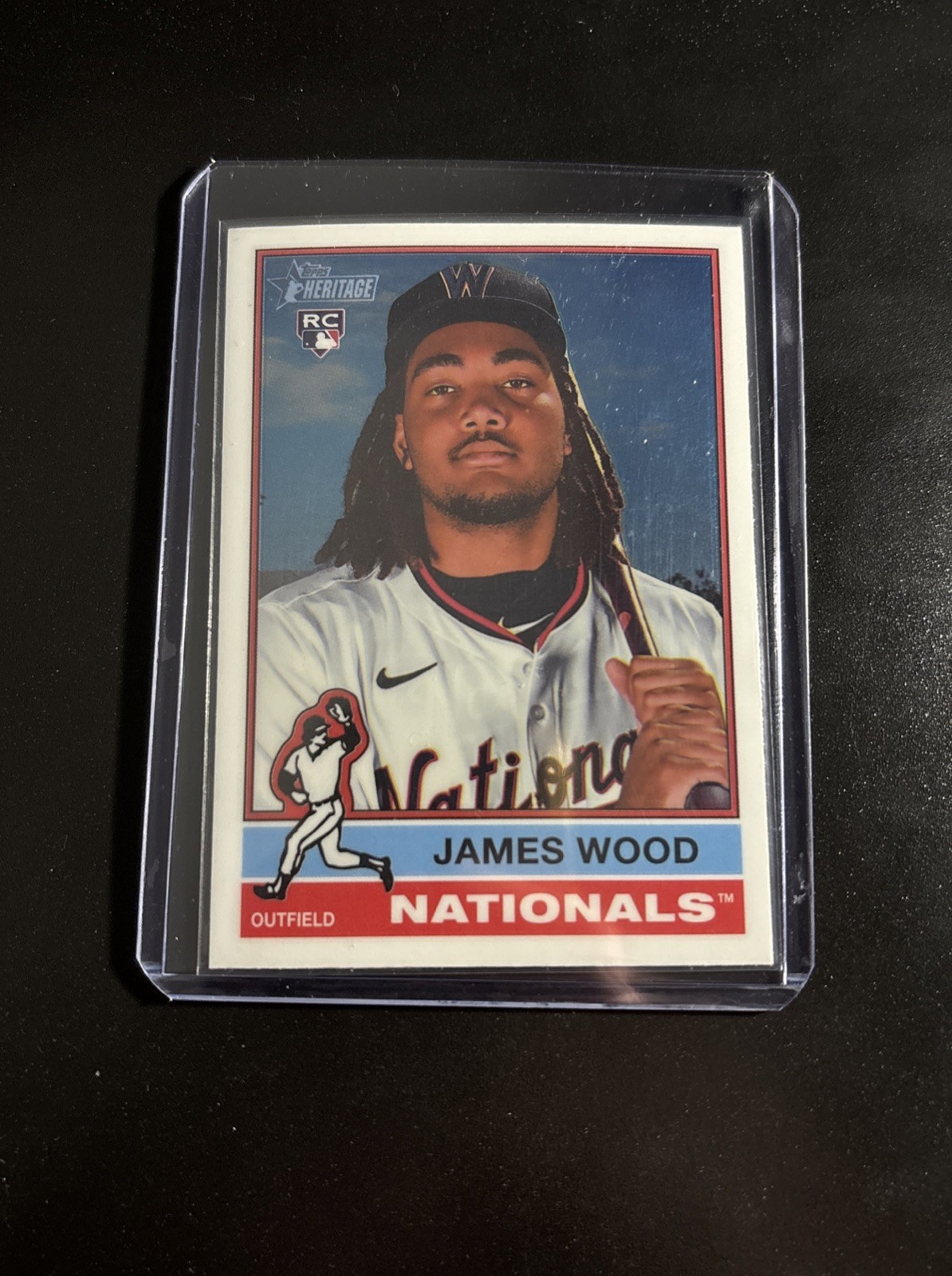 2025 Topps Heritage James Wood #231 Chrome (RC)