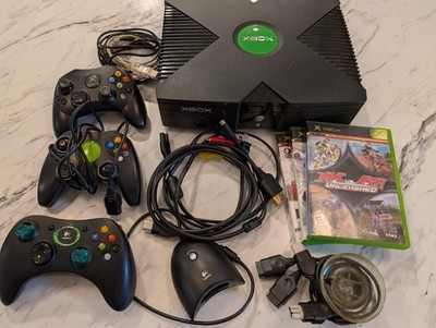 Original Xbox Console 2004 Bundle Games, controllers - Tested Xbox Working