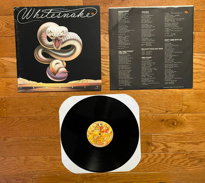 Whitesnake - Trouble LP United Artists 1978 1st Pressing w/ Inner  VG+