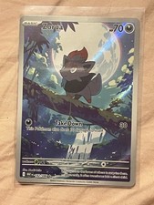 Pokémon TCG Zorua 142/086 Sv11w: White Flare Holo Illustration Rare Card
