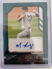 2021 Panini Playbook auto MICHAEL KING! New York Yankees