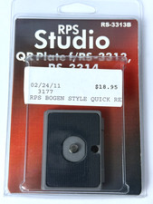 PRS Studio Bogen Style Tripod Quick Release QR Plate f/RS-3313 B , RS-3314 NIP