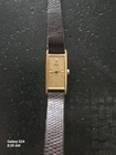 Vintage Iconic Seiko Women's  Gold Tone Brown Leather Band