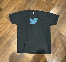 2000’s Original Twitter T-Shirt, Made in USA, Y2K Tech Promo Tee Size XL